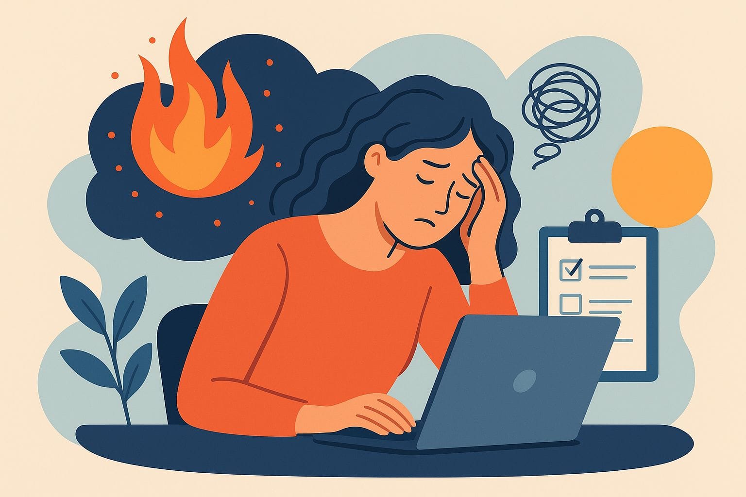 wypalenie zawodowe biuro