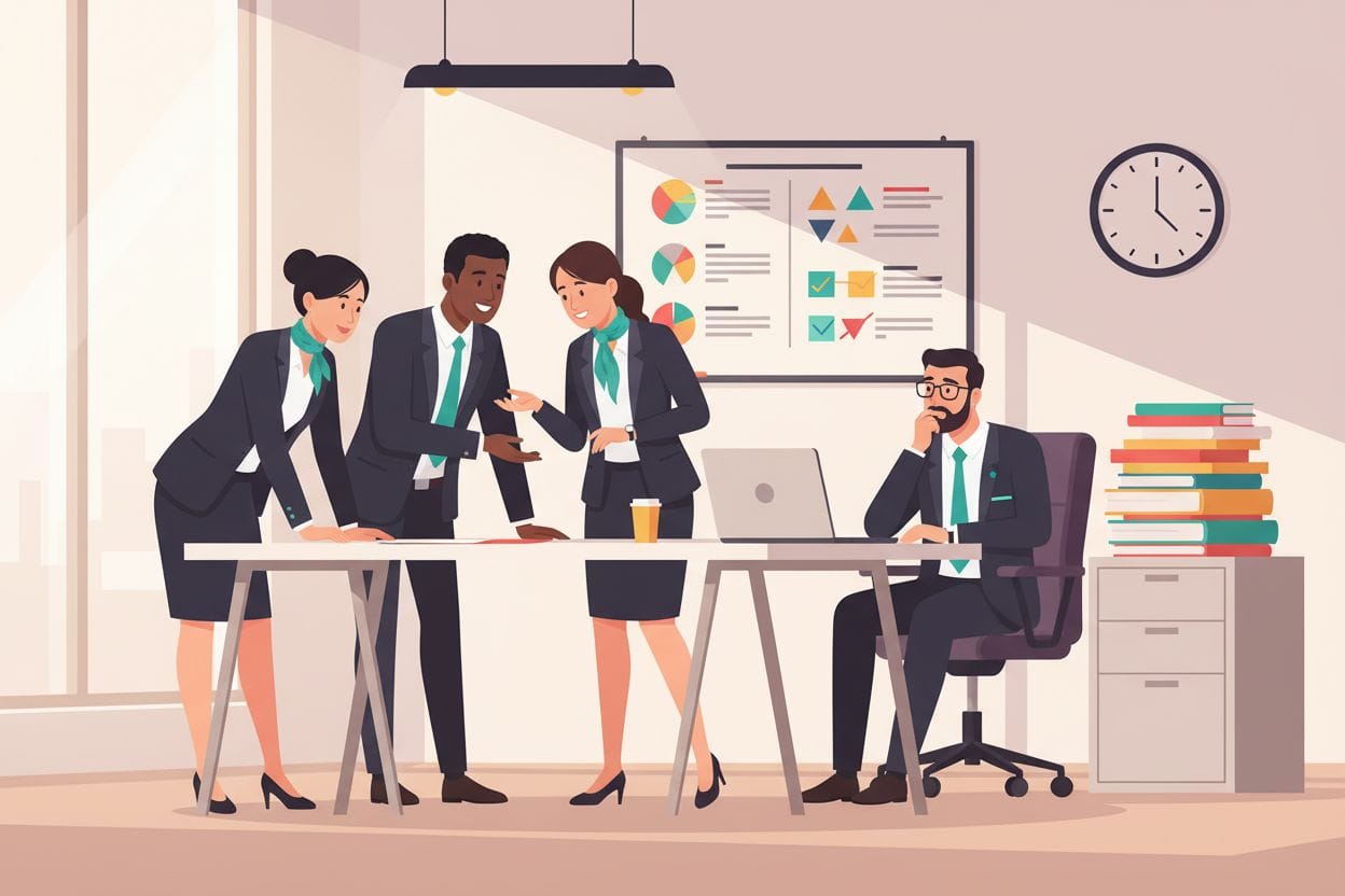 nowoczesne biuro stres praca