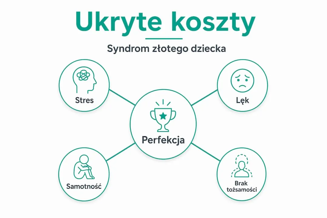 Infografika pokazująca, jakie naprawdę są ukryte wydatki związane z wychowaniem „złotego dziecka”