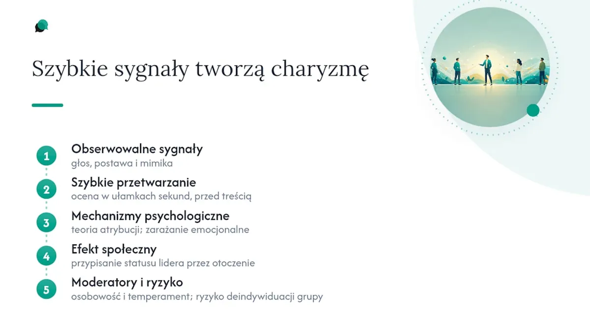 Mechanizmy charyzmy - schemat poglądowy
