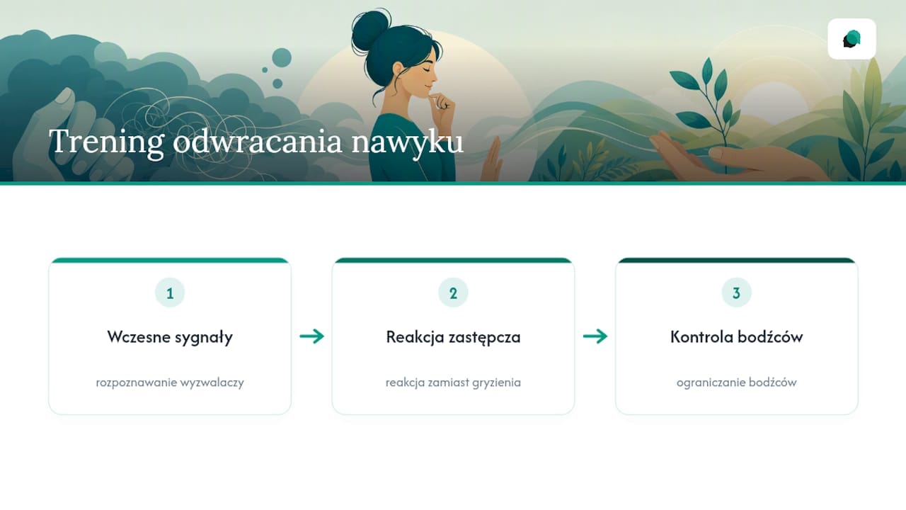 Trzy etapy treningu zmiany nawyku
