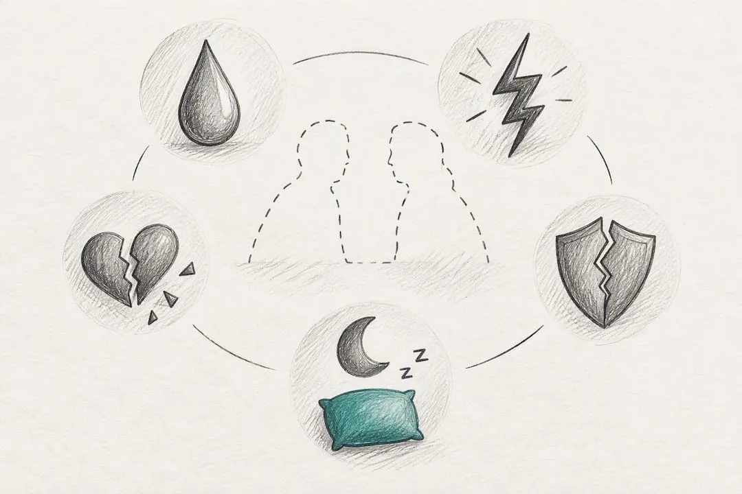 Ilustracja emocjonalnych konsekwencji ghostingu